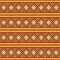 Abstract zigzag pattern for cover design. Retro chevron vector background. Geometric decorative seamless orange colors theme