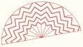Abstract Zigzag Pattern, Dynamic Geometric Design Vector Art, vector design Generative AI Royalty Free Stock Photo
