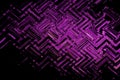 Abstract zigzag pattern with wave. Artistic image processing created by photo of purple orchid flower. Beautiful multicolor geomet