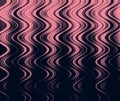 Abstract zigzag pattern with waves in pink and black tones. Artistic image processing created by pink background photo. Beautiful