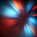 Abstract zoom lights with color of fire and ice element as abstract background wallpaper Royalty Free Stock Photo