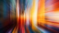 Abstraction featuring intentional camera movement, creating abstract streaks of color and light. AI generated Royalty Free Stock Photo