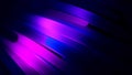 Abstraction of large multi colored neon straws floating on the black background and changing their color. Animation Royalty Free Stock Photo