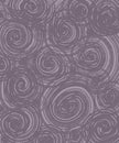 abstraction. many hypnotic cute burgundy swirls on gray pink background, spiral pattern, beautiful wallpaper