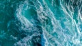 abstraction of turquoise sea waves and white foam. seacbackground