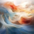 Abstraction, visually conveying the feeling of lightness and flight in the world of fantasies Royalty Free Stock Photo