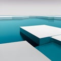 Abstraction, Water, pool, marble shores. Royalty Free Stock Photo