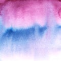 Abstraction watercolor background purple and blue color with divorce gradient