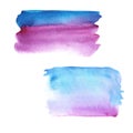 Abstraction watercolor background purple pink and blue color with divorce gradient