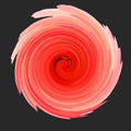 abstraction, white-pink spiral on a black background, color transitions, beautiful background, original texture
