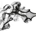 Abstraction: white smoke pattern on white Royalty Free Stock Photo