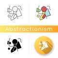 Abstractionism icon Royalty Free Stock Photo