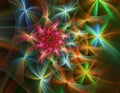 Abstrakt fractal flower Royalty Free Stock Photo