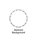 Abstrarct round background, hand drawn Royalty Free Stock Photo