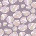 Abstrat river stones color seamless pattern Royalty Free Stock Photo