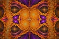 Abstrct Digital Art. Technologies of fractal graphics.