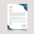 Print ready Abstruct letterhead template