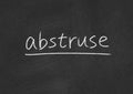 Abstruse