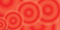 Abtract background red circle duplicated on the red color illustration background