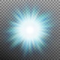 Abtract blue energy with a burst background. EPS 10 vector