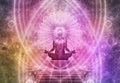 Meditation Abstract Spiritualism Yoga Concept