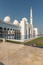 ABU DHAB, UNITED ARAB EMIRATES - Dec 05, 2019: Sheikh Zayed Mosque, Abu Dhabi, United Arab Emirates