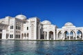 Abu Dhabi, Arab Emirates, March, 19, 2019. Presidential Palace Qasr al-Watan in sunny day in Abu Dhabi city in United Arab Emirate