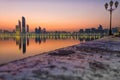 Abu dhabi corniche Royalty Free Stock Photo