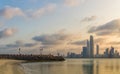 Abu dhabi corniche Royalty Free Stock Photo
