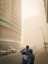 Abu Dhabi dust storm