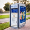 Abu Dhabi 03-04-2021, Make A Wish cloth donation box, clothing donation drop box Dubai - United Arab Emirates