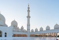 Abu Dhabi Sheik Zayed Grand Mosque | Islamic architecture | Located in the capital city of the United Arab Emirates | Tourist Royalty Free Stock Photo