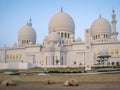 Abu Dhabi Sheik Zayed mosque, Sheikh Zayed Grand Mosque is located in Abu Dhabi Royalty Free Stock Photo