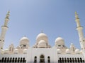 Abu Dhabi Sheikh Zayed Binsultan Nahyan Mosque Royalty Free Stock Photo