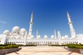 Abu Dhabi Sheikh Zayed Grand Mosque minarets United Arab Emirate