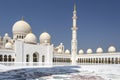 Abu Dhabi Sheikh Zayed Grand Mosque Royalty Free Stock Photo