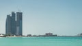 Abu Dhabi Skyline and Beach