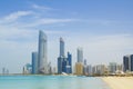 Abu Dhabi Skyline Royalty Free Stock Photo