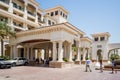 Abu Dhabi. Summer 2016. Bright and modern interior luxury hotel St. Regis Saadiyat Island Resort.