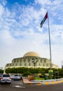 Abu Dhabi, UAE - April 27, 2018: Abu dhabi theater building located on Al Marina island Royalty Free Stock Photo