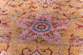 Abu Dhabi, UAE - April 2. 2019. Carpet on the floor in Sheikh Zayd Grand Mosque