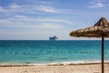 Abu Dhabi, UAE. Beach in Sir Bani Yas island