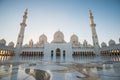 Abu Dhabi, UAE, 04 January 2018, Sheikh Zayed Grand Mosque in the Abu Dhabi