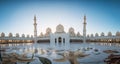 Abu Dhabi, UAE, 04 January 2018, Sheikh Zayed Grand Mosque in the Abu Dhabi