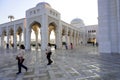 Abu Dhabi, UAE - March,16,2023: Abu Dhabi Royal Palace inside and outside