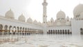 Abu Dhabi, UAE - March 31. 2019. Sheikh Zayd Grand Mosque