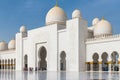 Abu Dhabi, UAE - March 31. 2019. Sheikh Zayd Grand Mosque