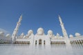 ABU DHABI, UAE -19 MARCH 2016: Sheikh Zayed Grand Mosque in Abu Dhabi, United Arab Emirates. Grand Mosque in Abu Dhabi is the larg