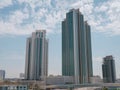 Abu Dhabi, UAE - March 19, 2023: View of Abu Dhabi Skyline Royalty Free Stock Photo