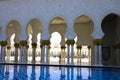 General view of Sheikh Zayed Mosque in Abu Dhabi, United Arab Em